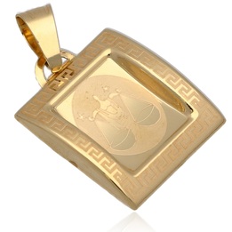 Wisiorek złoty znak zodiaku waga złoto 585
