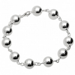 Bransoletka srebrna kulka...