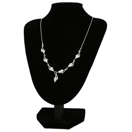 Naszyjnik srebrny z cyrkoniami crystal 925