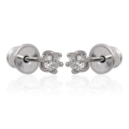 Kolczyki srebrne z cyrkoniami crystal pr.925