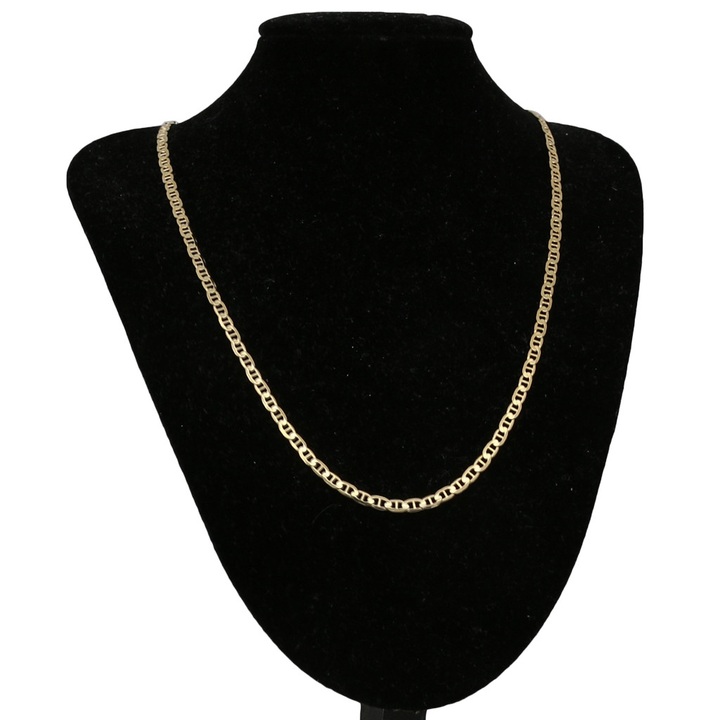 Łańcuszek złoty żyletka 50cm 3mm złoto pr.585